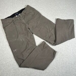 Arcteryx Pants Men's 34x30 Gray Hiking Outdoor Casual Cotton Workwear Vintage